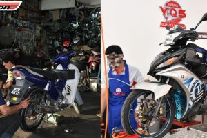 Kedai membaiki motosikal dan enjin bermotor