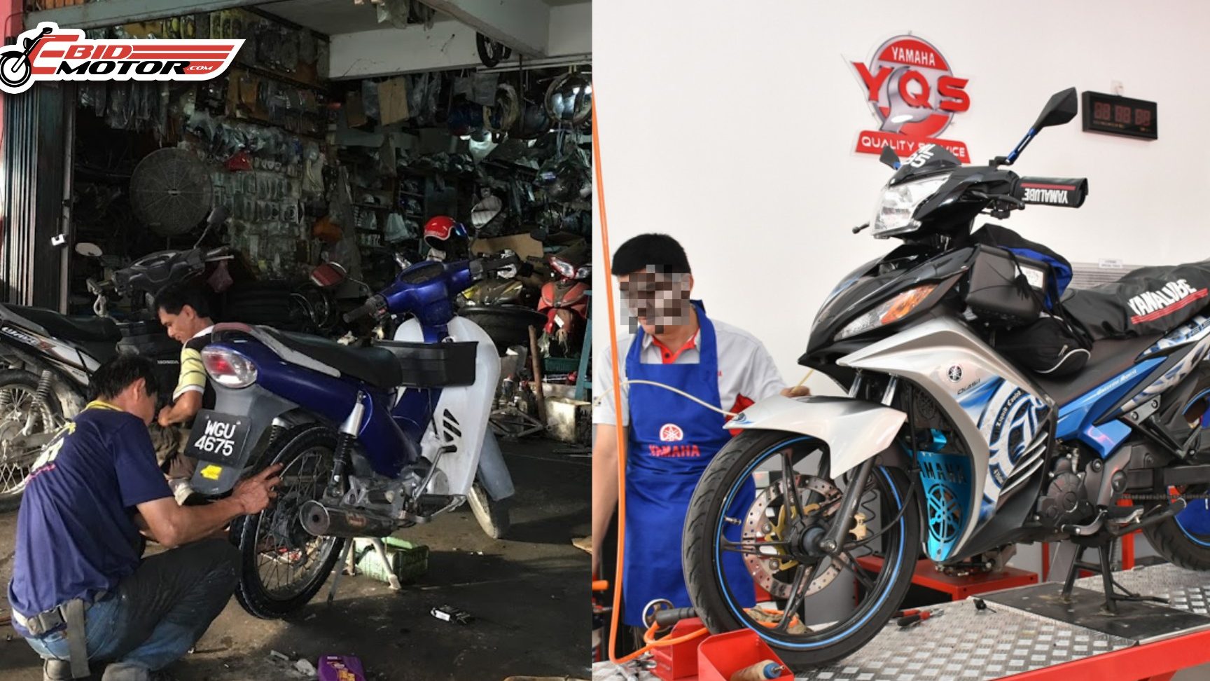 pusat servis motosikal win xin motor